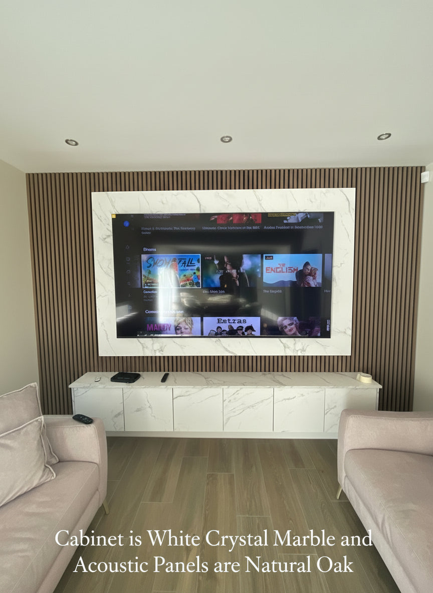 TV Cabinet With Electric Fireplace Insert